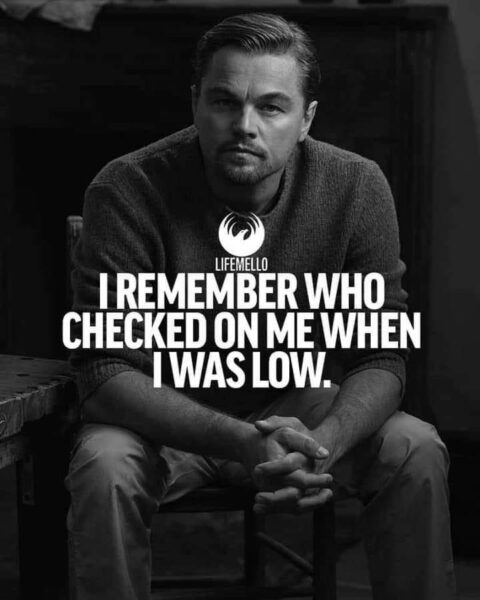 I Remember Those Who Checked on Me When I Was Low