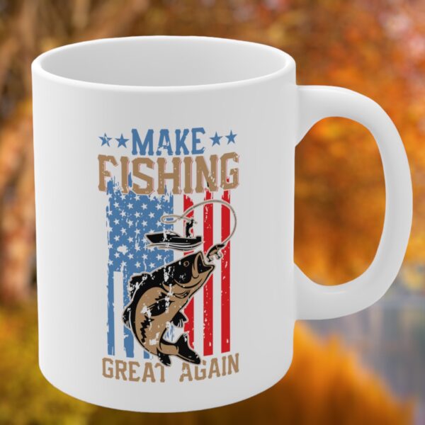 Reel in the Adventure: Elevate Your Fishing Game with the &#8220;Make Fishing Great Again&#8221; Mug