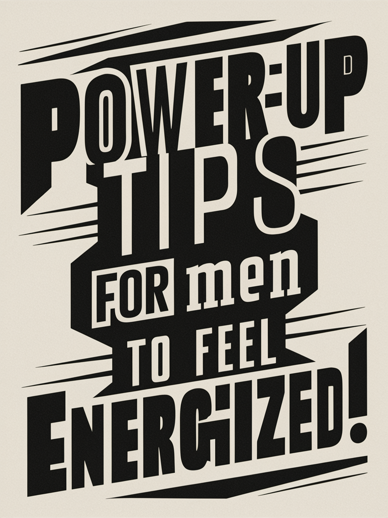 Banish Fatigue: Power-Up Tips for Men to Feel Energized!