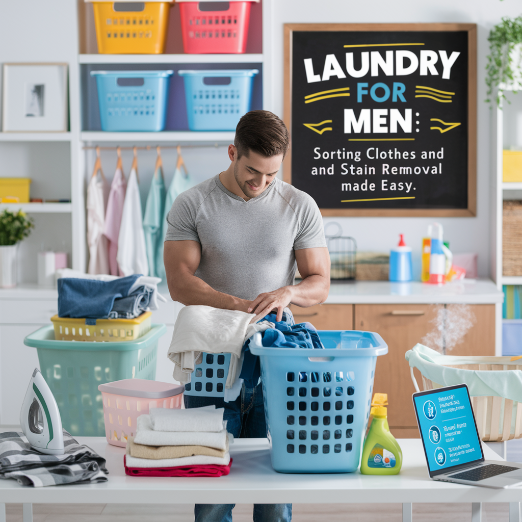 Laundry 101 for Men: Sorting Clothes and Stain Removal Made Easy