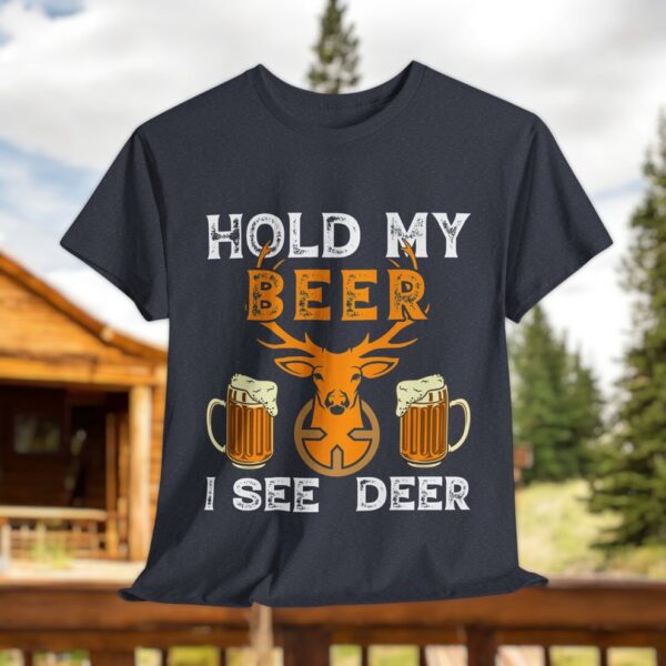 Hold My Beer, I See Deer Men’s T-Shirt