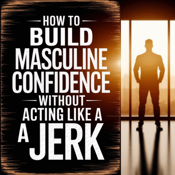 How to Build Masculine Confidence Without Acting Like a Jerk